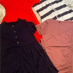 Set of XL casual dresses